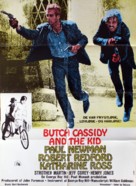Butch Cassidy and the Sundance Kid - Danish Movie Poster (xs thumbnail)