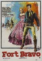 Escape from Fort Bravo - Spanish Movie Poster (xs thumbnail)