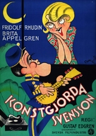 Konstgjorda Svensson - Swedish Movie Poster (xs thumbnail)