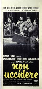 Tu ne tueras point - Italian Movie Poster (xs thumbnail)