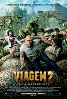 Journey 2: The Mysterious Island - Brazilian Movie Poster (xs thumbnail)