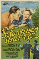 You Only Live Once - Argentinian Movie Poster (xs thumbnail)