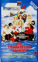 Stewardess School - German VHS movie cover (xs thumbnail)