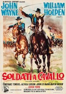 The Horse Soldiers - Italian Movie Poster (xs thumbnail)