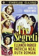 Three Secrets - Italian DVD movie cover (xs thumbnail)