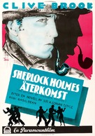 The Return of Sherlock Holmes - Swedish Movie Poster (xs thumbnail)