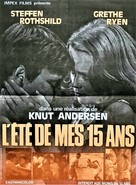 Den sommeren jeg fylte 15 - French Movie Poster (xs thumbnail)