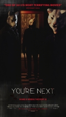 You&#039;re Next - Norwegian Movie Poster (xs thumbnail)