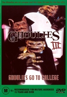 Ghoulies III: Ghoulies Go to College - Australian DVD movie cover (xs thumbnail)