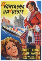 The Ghost Goes West - Spanish Movie Poster (xs thumbnail)