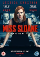 Miss Sloane - British DVD movie cover (xs thumbnail)