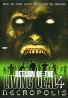 Return of the Living Dead 4: Necropolis - German DVD movie cover (xs thumbnail)