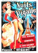 Nuits de Pigalle - French Movie Poster (xs thumbnail)