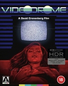 Videodrome - British Blu-Ray movie cover (xs thumbnail)