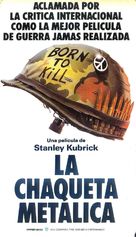 Full Metal Jacket - Spanish VHS movie cover (xs thumbnail)