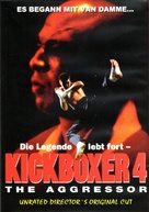 Kickboxer 4: The Aggressor - German DVD movie cover (xs thumbnail)