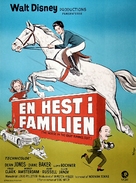 The Horse in the Gray Flannel Suit - Danish Movie Poster (xs thumbnail)