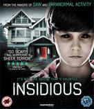 Insidious - British Blu-Ray movie cover (xs thumbnail)
