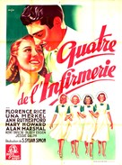 Four Girls in White - French Movie Poster (xs thumbnail)