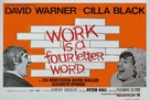 Work Is a 4-Letter Word - British Movie Poster (xs thumbnail)