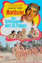 Le gendarme de St. Tropez - German Movie Poster (xs thumbnail)