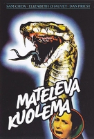 Rattlers - Finnish VHS movie cover (xs thumbnail)