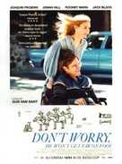 Don&#039;t Worry, He Won&#039;t Get Far on Foot - Belgian Movie Poster (xs thumbnail)