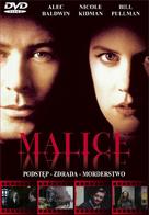 Malice - Polish DVD movie cover (xs thumbnail)