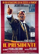 Le pr&eacute;sident - Italian Movie Poster (xs thumbnail)