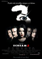 Scream 3 - Spanish Movie Poster (xs thumbnail)