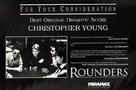 Rounders - For your consideration movie poster (xs thumbnail)