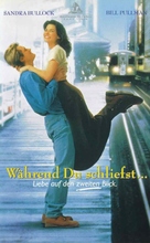 While You Were Sleeping - German VHS movie cover (xs thumbnail)