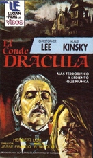 Nachts, wenn Dracula erwacht - Argentinian VHS movie cover (xs thumbnail)