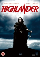 Highlander - British DVD movie cover (xs thumbnail)