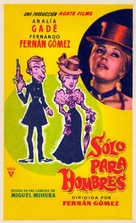 S&oacute;lo para hombres - Spanish Movie Poster (xs thumbnail)