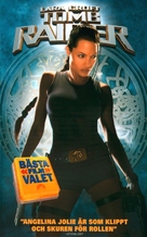 Lara Croft: Tomb Raider - Swedish VHS movie cover (xs thumbnail)