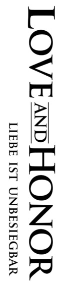 Love and Honor - German Logo (xs thumbnail)
