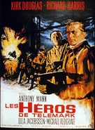 The Heroes of Telemark - French Movie Poster (xs thumbnail)