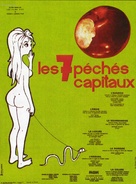 Les sept p&eacute;ch&eacute;s capitaux - French Movie Poster (xs thumbnail)