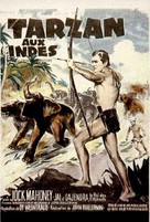 Tarzan Goes to India - French Movie Poster (xs thumbnail)