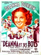 One Hundred Men and a Girl - French Movie Poster (xs thumbnail)