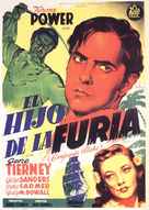 Son of Fury: The Story of Benjamin Blake - Spanish Movie Poster (xs thumbnail)