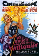 How to Marry a Millionaire - German Movie Poster (xs thumbnail)