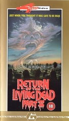 Return of the Living Dead Part II - British VHS movie cover (xs thumbnail)