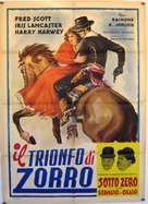 Ridin&#039; the Trail - Italian Movie Poster (xs thumbnail)