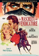 Mask of the Avenger - Italian DVD movie cover (xs thumbnail)