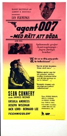Dr. No - Swedish Re-release movie poster (xs thumbnail)