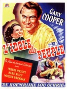 The Pride of the Yankees - Belgian Movie Poster (xs thumbnail)