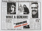 The Shining - British Advance movie poster (xs thumbnail)