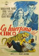 Under the Big Top - Spanish Movie Poster (xs thumbnail)